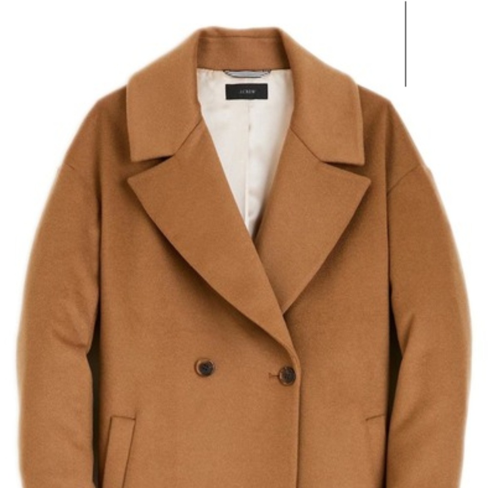 J. Crew Relaxed topcoat in Italian Wool-Cashmere S